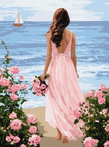 MALOWANIE PO NUMERACH - OCEAN 30X40CM, IDEYKA
