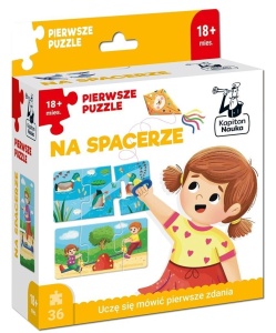 KAPITAN NAUKA. PIERWSZE PUZZLE NA SPACERZE