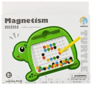 MOZAIKA MAGNETYCZNA ŻÓŁW 16X16X2, MEGA CREATIVE