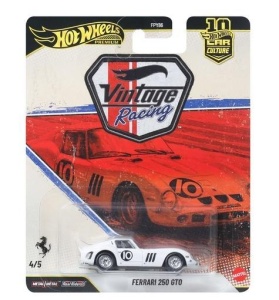 HOT WHEELS KULTOWE AUTA FERRARI 250 GTO, MATTEL