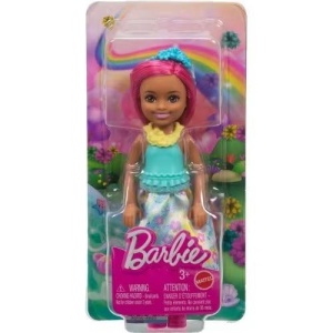 BARBIE CHELSEA LALKA PINK HAIR, MATTEL
