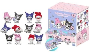 FIGURKA HELLO KITTY KUROMI&MELODY 7,5CM