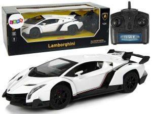 AUTO ZDALNIE STEROWANE1:24 LAMBORGHINI BIAŁE