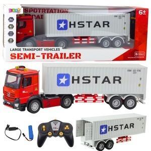 CIĘŻARÓWKA Z KONTENEREM R/C 6CH KĄT SKRĘTU 270