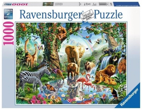 Puzzle 1000 Przygoda w dżungli, Ravensburger