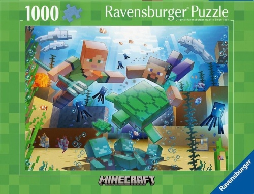 Puzzle 1000 Minecraft Mozaika, Ravensburger