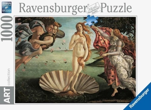 Puzzle 1000 Art Narodziny Wenus, Ravensburger