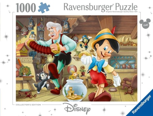 Puzzle 1000 Disney Classics Pinokio, Ravensburger