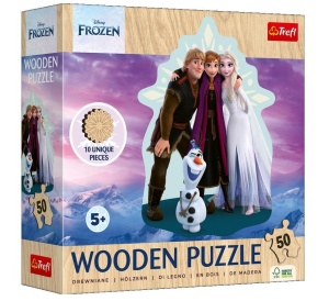 PUZZLE DREWNIANE 50 ULUBIONA KRAINA LODU TREFL