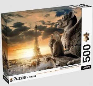 PUZZLE 500 ADULTS PARYŻ, LISCIANI
