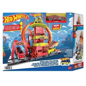 HOT WHEELS CITY REMIZA STRAŻACKA Z SUPERPĘTLĄ