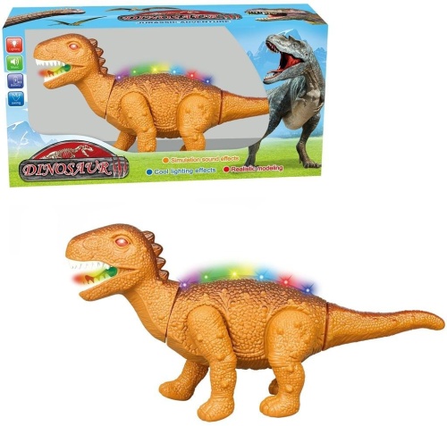 Dinozaur chodzący na baterie z głosem, Trifox