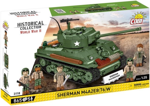 Historical Collection Sherman M4A2E8 (76)W, Cobi