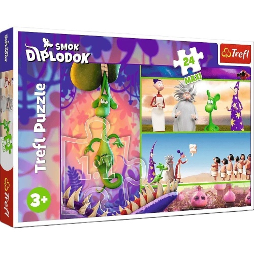 Puzzle 24 maxi Ciekawski Smok TREFL, Trefl