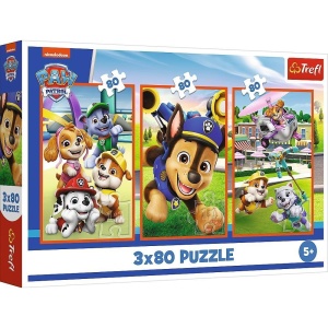PUZZLE 3X80 PSIA ZGRAJA TREFL, TREFL