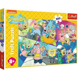PUZZLE 300 SPONGEBOB W BIKINI DOLNYM TREFL, TREFL