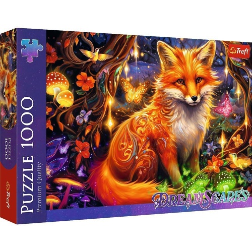 Puzzle 1000 DreamScapes: Baśniowy lis TREFL, Trefl