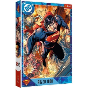PUZZLE 1000 SUPERMAN W AKCJI TREFL, TREFL