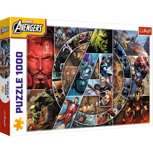 Puzzle 1000 Avengers: Bohaterowie TREFL, Trefl