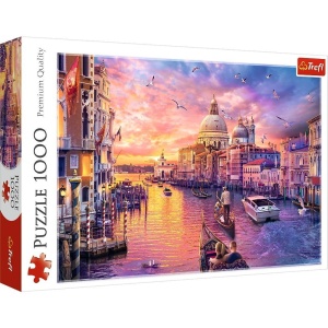PUZZLE 1000 UROKI WENECJI TREFL, TREFL