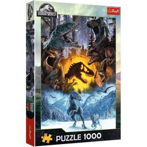 PUZZLE 1000 W ŚWIECIE PARKU JURAJSKIEGO TREFL