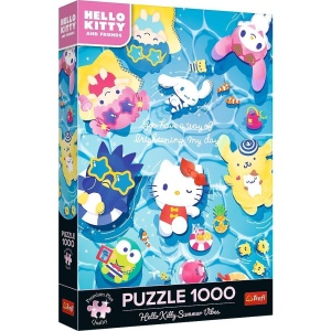 PUZZLE 1000 HELLO KITTY LETNI RELAKS TREFL, TREFL