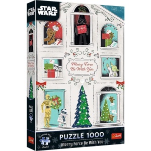 PUZZLE 1000 NIECH MOC ŚWIĄT BĘDZIE Z TOBĄ TREFL