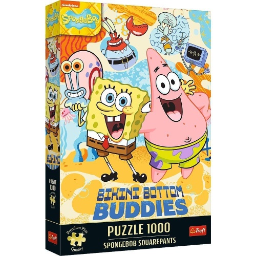 Puzzle 1000 SpongeBob Kanciastoporty TREFL, Trefl