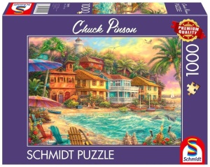 PUZZLE PQ 1000 CHUCK PINSON ŻYCIE NA WYSPIE G3