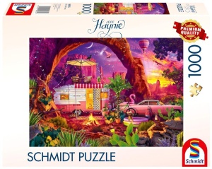 PUZZLE PQ 1000 JEFF HAYNIE PRZYSTANEK NA PUSTYNI