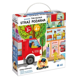 CZUCZU PUZZLE TAK DZIAŁA STRAŻ POŻARNA 3+, 4+