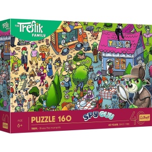 PUZZLE 160 TREFLIKI CELEBRUJĄ TREFL, TREFL