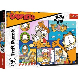 PUZZLE 100 LENIWY GARFIELD TREFL, TREFL
