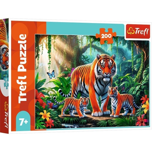 Puzzle 200 Tygrysie zwyczaje TREFL, Trefl
