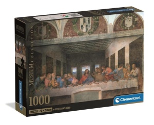 PUZZLE 1000 MUSEUM LEONARDO: CENACOLO, CLEMENTONI