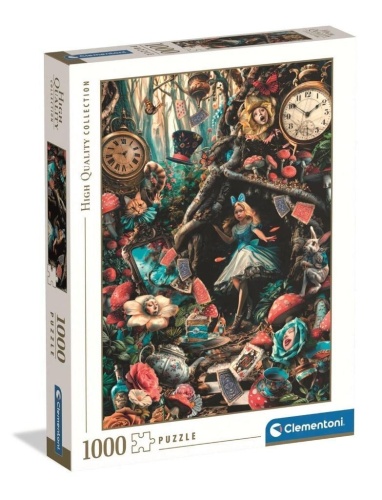 Puzzle 1000 HQ Alicja w krainie czarów, Clementoni