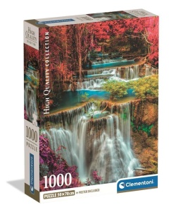 PUZZLE 1000 COLOURFUL THAI FALLS, CLEMENTONI
