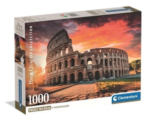 PUZZLE 1000 ROMAN COLOSSEUM, CLEMENTONI