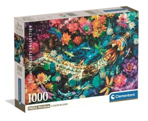 PUZZLE 1000 KOI RIVER, CLEMENTONI