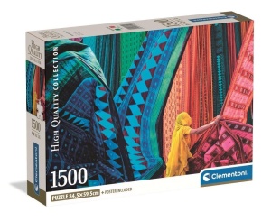 PUZZLE 1500 FLUTTERING TISSUES, CLEMENTONI