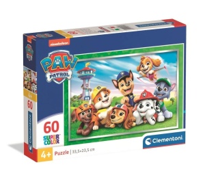 PUZZLE 60 SUPER KOLOR PSI PATROL, CLEMENTONI