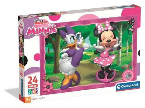 Puzzle 24 Maxi Super Kolor Minnie, Clementoni
