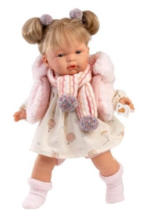 LALKA PŁACZĄCA JOELLE 38CM, LLORENS
