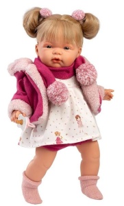 LALKA PŁACZĄCA JOELLE 38CM, LLORENS