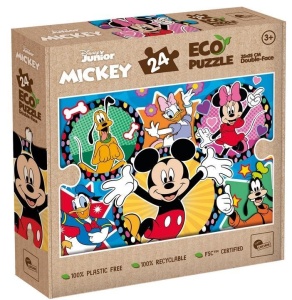 PUZZLE 24 MYSZKA MIKI EKO DWUSTRONNE, LISCIANI