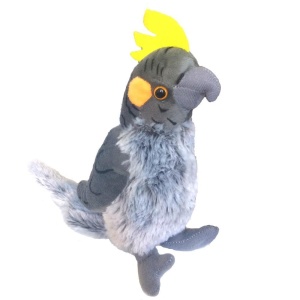 PAPUGA NIMFA SZARA 17 CM, BEPPE