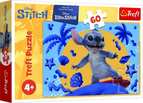 Puzzle 60 Dzień ze Stitchem TREFL, Trefl