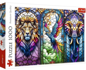 PUZZLE 1000 WITRAŻ: ZWIERZĘTA TREFL, TREFL