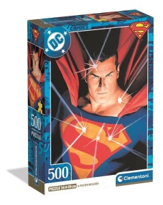 PUZZLE 500 COMPACT DC SUPERMAN, CLEMENTONI