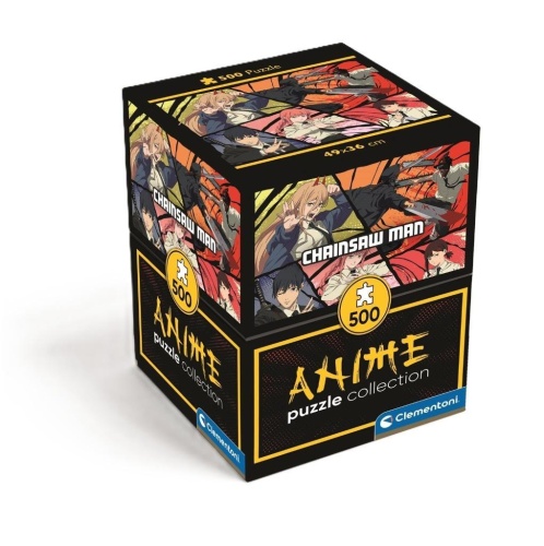 Puzzle 500 Cubes Anime Chainsaw Man, Clementoni